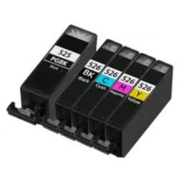 Huismerk Canon PGI-525 BK / CLI-526 inkt cartridge 5-Kleuren Multipack (63 ml)