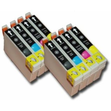 Huismerk Epson T1295 inkt cartridges 2 x 4 Kleuren Multipack (132 ml)