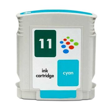 Huismerk voor HP 11 inkt cartridge / HP C4836A inkt cartridge Cyaan (28 ML) Huismerk voor HP 11 inkt cartridge / HP C4836A inkt cartridge Cyaan (28 ML)
