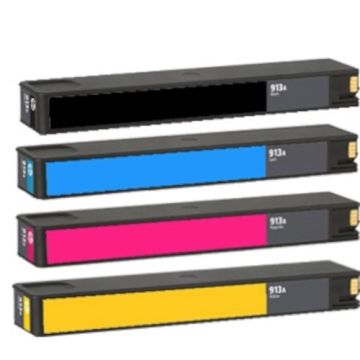 Huismerk HP 913A inkt cartridges 4-Kleuren Multipack (205 ml)