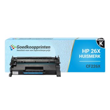 Huismerk HP 26X (CF226X) toner Zwart (9.000 afdrukken)