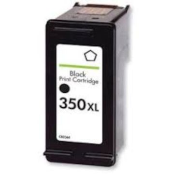 Huismerk HP 350XL (CB335EE) inkt cartridge Zwart (25 ml)