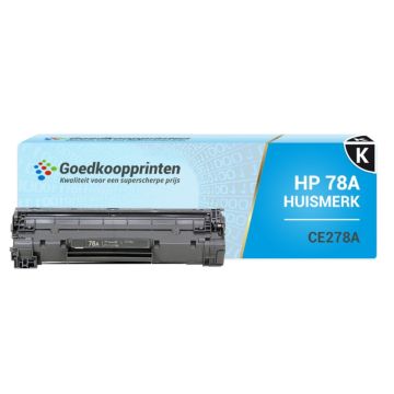 Huismerk HP 78A toner / HP CE278A toner Zwart - 2.100 afdrukken
