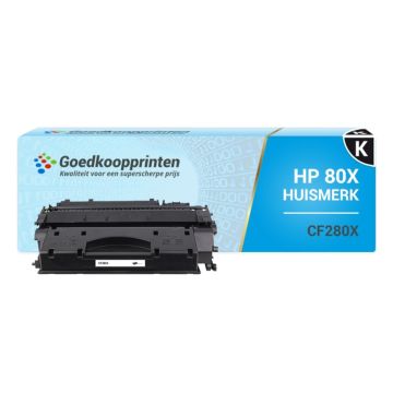 Huismerk HP 80X toner / HP CF280X toner Zwart -7.000 afdrukken