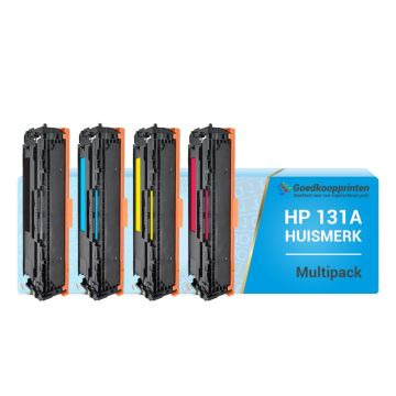 Huismerk voor HP 131A toner cartridge Multipack (HP 131X) set