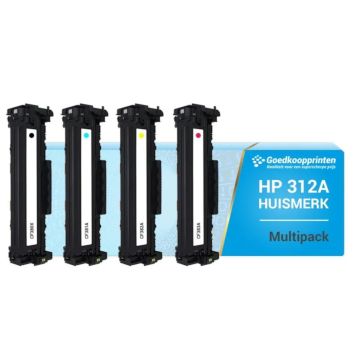 Huismerk voor HP 312A toner Multipack / HP 312X toner set
