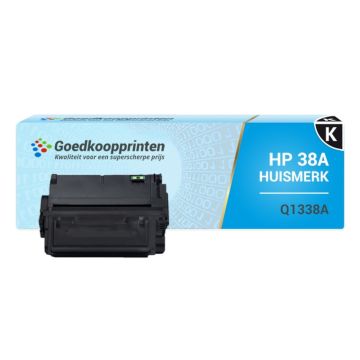Huismerk HP 38A toner / HP Q1338A toner Zwart (13.500 afdrukken)