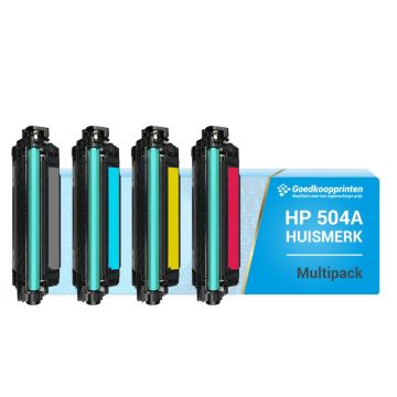 Huismerk voor HP 504A toner Multipack / HP 504X toner set