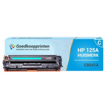 Huismerk HP CB541A (125A) toner Cyaan - 1.800 afdrukken