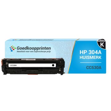 Huismerk voor HP CC530A toner cartridge Zwart (3.500 afdrukken)