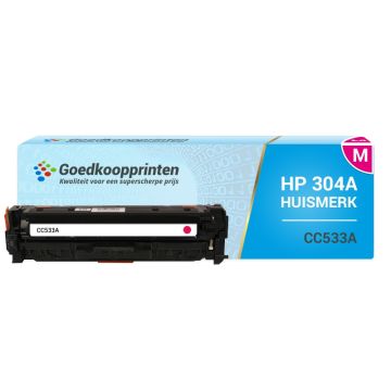 Huismerk voor HP CC533A toner cartridge Magenta (2.800 afdrukken)