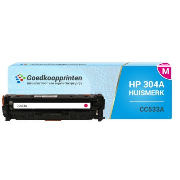 Huismerk HP CC533A (304A) toner Magenta - 2.800 afdrukken