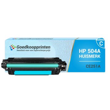 Huismerk voor HP CE251A toner cartridge Cyaan (8.500 afdrukken)