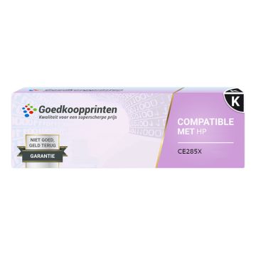 Huismerk voor HP 85X toner / HP CE285X toner Zwart - 3000 afdrukken