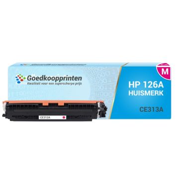 Huismerk HP CE313A (126A) toner Magenta - 1.250 afdrukken