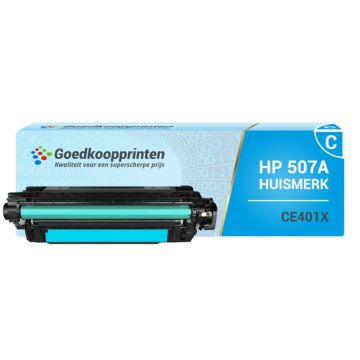 Huismerk HP CE401A (507A) toner Cyaan (6.500 afdrukken)