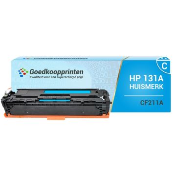 Huismerk voor HP CF211A toner Cyaan - 1.800 afdrukken