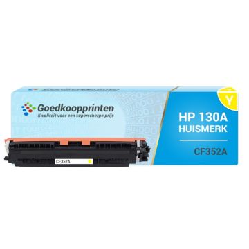 Huismerk HP CF352A (130A) toner Geel (1.250 afdrukken)