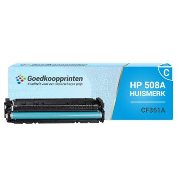 Huismerk HP CF361X (508X) toner Cyaan (9.500 afdrukken)