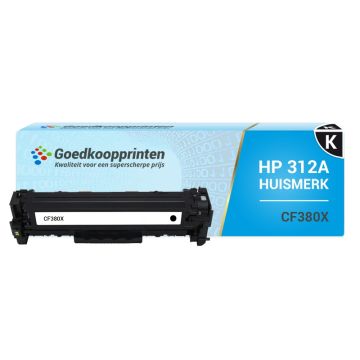 Huismerk voor HP CF380X toner Zwart (3.500 afdrukken)