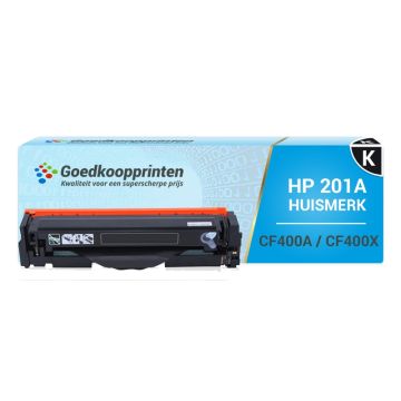 Huismerk voor HP CF400A toner / HP CF400X toner cartridge Zwart (2.900 afdrukken)