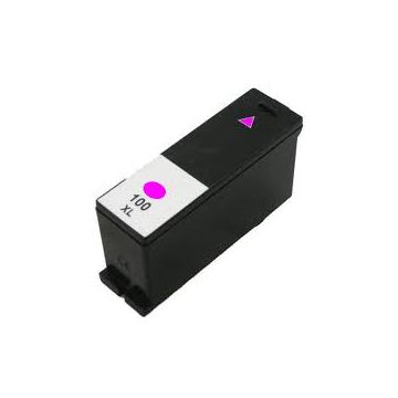 Lexmark 100XL inkt cartridge Magenta (12ml) - Huismerk Lexmark 100XL inkt cartridge Magenta (12ml) - Huismerk