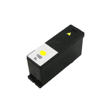 Lexmark 100XL inkt cartridge Geel (12ml) - Huismerk Lexmark 100XL inkt cartridge Geel (12ml) - Huismerk
