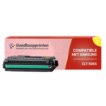Samsung CLT-Y506L toner / Samsung CLT-Y506S toner Geel (3.500 afdrukken) - Huismerk