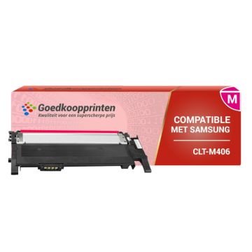Samsung CLT-M406S toner cartridge Magenta (1.000 afdrukken) - Huismerk