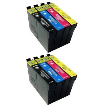 Epson T1285 inkt cartridges 2 x 4 Kleuren Multipack (108 ml)