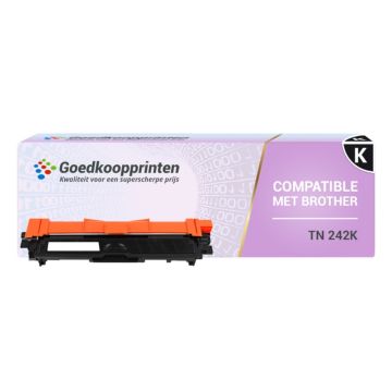 Brother TN-242BK toner cartridge Zwart (2.250 afdrukken) - Huismerk