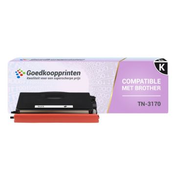 Huismerk Brother TN-3170 toner cartridge zwart - 8.000 afdrukken