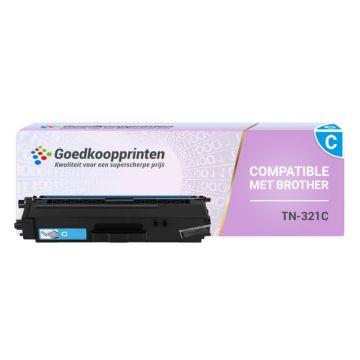 Brother TN321C toner Cyaan (3.500 afdrukken) - Huismerk