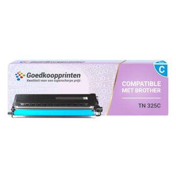 Huismerk Brother TN325C toner Cyaan - 4.000 Afdrukken