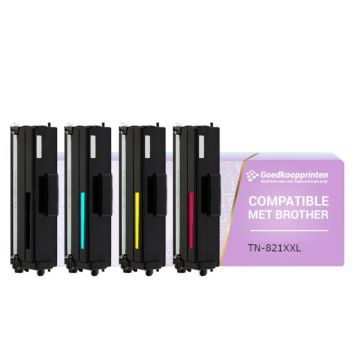 Brother TN-821XL toner cartridge - Huismerk set