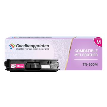 Huismerk Brother TN-900M toner Magenta - 6.000 afdrukken