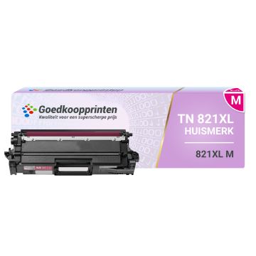 Brother TN-821XL M toner Magenta (12.000 afdrukken) - Huismerk