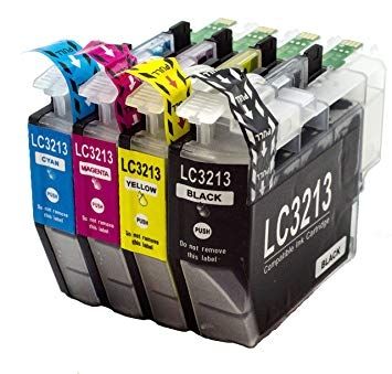 LxTek LC3213 LC3211 compatibele inktcartridges voor Brother LC3211 voor Brother MFC-J497DW printercartridges DCP-J572DW MFC-J491DW MFC-J890DW MFC-J895DW DCP-J772DW (zwart cyaan magenta geel