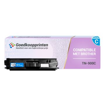 Brother TN-900C toner Cyaan (6.000 afdrukken) - Huismerk