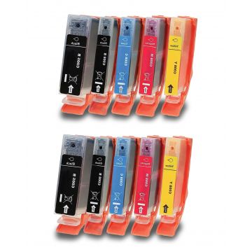 ACTIE: Canon CLI-8 / PGI-5 inkt cartridge Multipack - Huismerk (10 st.)