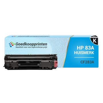 Huismerk voor HP 83A toner / HP CF283A toner Zwart (1.500 afdrukken)