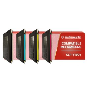 Samsung CLP 510 toner Multipack (4-pack) - Huismerk Actie Set