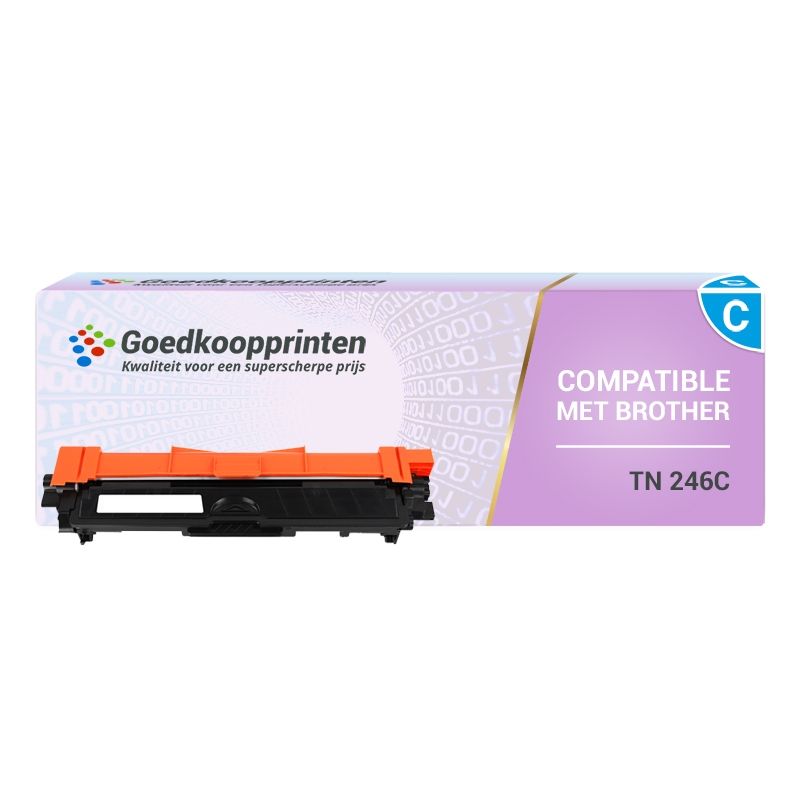 Brother TN246C toner cartridge Cyaan bestellen? Goedkoopprinten.nl